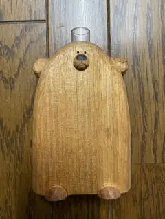 KINONE クマ型木製フラワーベース
