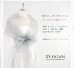 シルバーオーガンジーストール FJ-000202