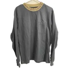 STUSSY ステューシー ロンT ネックプリント リブプリントのサムネイル