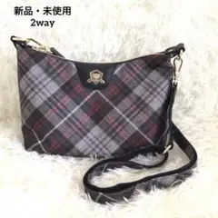 英国王室御用達・新品未使用 2way ショルダーバッグ キンロックアンダーソン