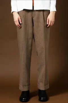 UNITED TOKYO ガンクラブチェックワイドパンツ