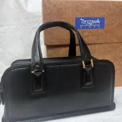 ⭐️【新品・未使用品】⭐️Tanizawa GINZA レザーハンドバッグ　ブラック