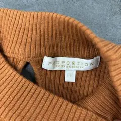 【新品】FR ニット　タートルネック　オレンジ