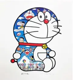 ドラえもん 藤子不二雄 直筆サイン イラスト 額入り 断捨離 お得