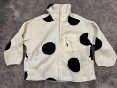 ★美品★H&M エイチアンドエム フリースジャケット ドット柄 92cm