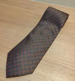 ⑦DONATELLO ネクタイ ブラウン シルク イタリア製 ヴィンテージ