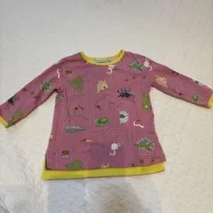 marimekko 動物柄 長袖カットソー 80-86cmのサムネイル