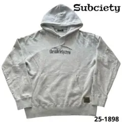 Subciety サブサエティー ロゴ刺繍 パーカー Mサイズのサムネイル