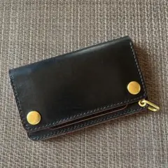 【週末限定価格】MARYAM ホースフロント ミドルトラッカーウォレット 茶芯