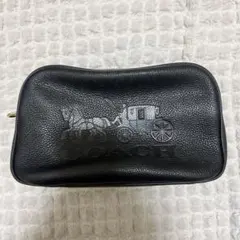 コーチ ジェス 2way カメラバッグ ダブルジップ レザー ブラック