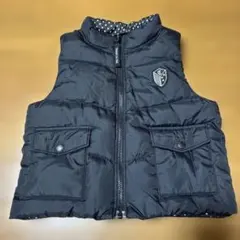COMME CA ISM リバーシブルダウンベスト　サイズ100cm