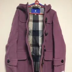 美品❤️ブルーレーベルクレストブリッジ　メルトンダッフルロングコート未使用タグ付