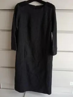 UNTITLED　アンタイトル　グレー　ワンピース　М　毛100％　ウール