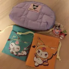 サンリオ　クロミ　巾着ポーチカプセルトイまとめ売り　バラ売り不可