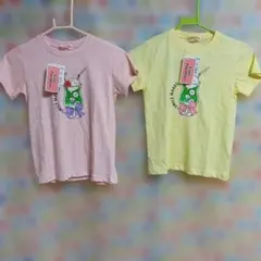 Cute Paradise Tシャツ 2枚セット ピンク イエロー