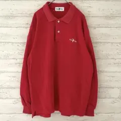 ポロクラブ POLO CLUB 長袖 ポロシャツ 【M】 トップス 刺繍 無地のサムネイル