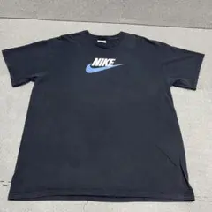 1064 存在感抜群ブルースウッシュ×NIKEビッグロゴ フェードブラックXL