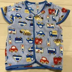 スリーパー 100cm 車柄 青　はたらく車