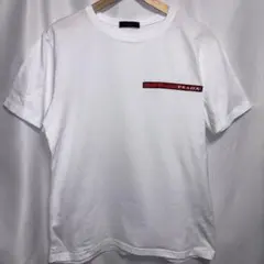 希少.今日限定価格‼️PRADA ロゴ刺繍 Tシャツ グレー - メルカリ