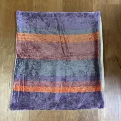 Francfranc クッションカバー ボーダー パープル