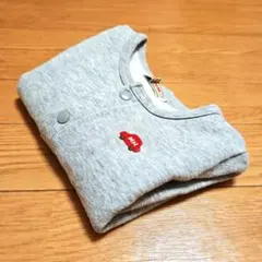 MIKI HOUSE 車刺繍 長袖カーディガン