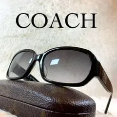 美品　COACH　SHARON　コーチ　サングラス　ブラックレンズ・フレームのサムネイル