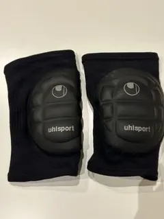 子供用　uhlsport ニーパッド 膝サポーター ブラック Mサイズのサムネイル