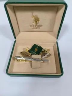 US polo ユーエスポロ カフス ネクタイピン セット ビジネス 箱付きのサムネイル
