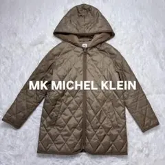 ミッシェルクラン キルティングコート M キャメル フード取り外し可 ボア 中綿