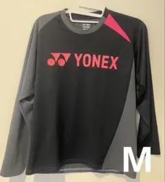 YONEX 長袖Tシャツ ブラック/グレー/ピンク M