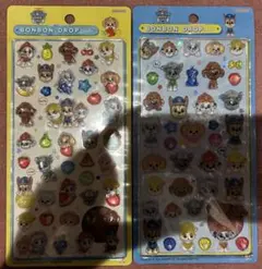 パウ・パトロール BONBON DROP シール 2枚セット