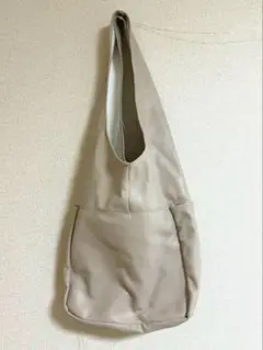 【匿名配送】ベージュ シンプル トートバッグ