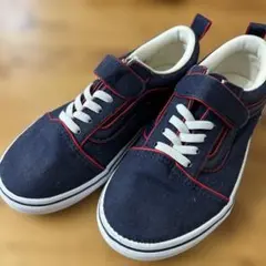 Vans Off The Wall スニーカー 20cm ネイビー/レッド