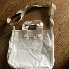 ダントンホワイトキャンバストートバッグ