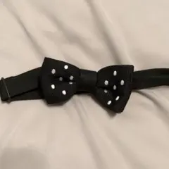 黒のリボン型ネクタイ　蝶ネクタイ　キッズ　入学式