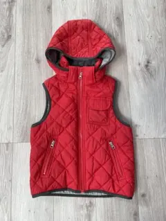 GapKids 赤 中綿ベスト 120