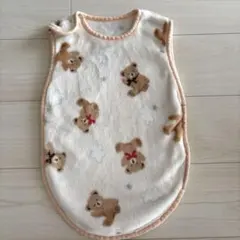 クマ柄 スリーパー フリース素材　テディベア