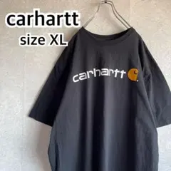 人気古着 carhartt デカロゴ Tシャツ カーハート ビッグサイズ XL