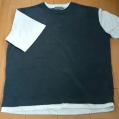 重ね着風Tシャツ