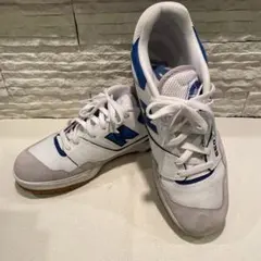 ニューバランス　メンズスニーカー　550 ホワイト×ブルー　28cm