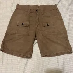 リー コーデュロイ ショーツ ショートパンツ S ベージュ ブッシュパンツ