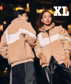 【美品】ナイキ ビッグスウッシュ リバーシブル ボアジャケット ブルゾン