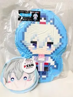 ドズル社 おらふくん ドット絵クッション A賞 DMMくじ、ポーチ