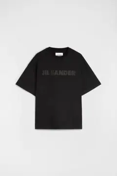 JIL SANDER ジルサンダー ロゴ コットンTシャツ ブラック　Sのサムネイル
