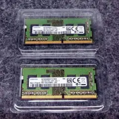 Samsung DDR4 4GB 2400T メモリ 2枚セット
