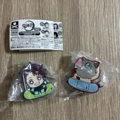 鬼滅の刃 キャラばんちょうこう ヘアクリップ 壱 竈門炭治郎 嘴平伊之助