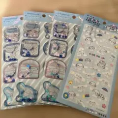 シナモロール　シール　ウォーターシール　エポキシステッカー　サンリオ