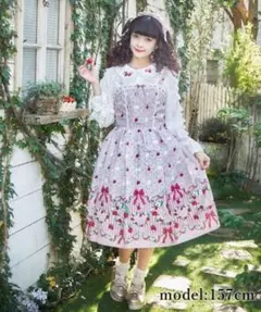 axes femme kawaiiベリーフィールズジャンスカ(ピンク-Ｍ)