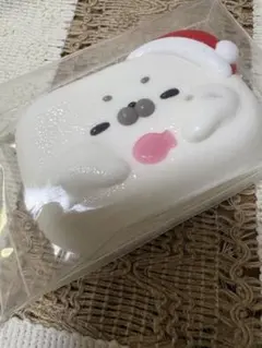 ５　新品　訳あり　水感スクイーズ　アザラシ　サンタ　クリスマス　水感