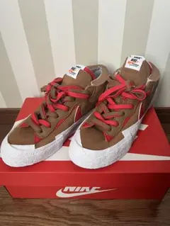 Sacai x Nike Blazer Low British Tan